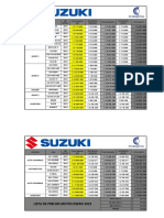 Lista de Precios Crediexpertos Motos Suzuki Enero 2023
