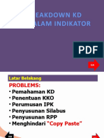 Break Down Kd-Indikator