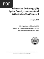 2022 CA Security Assessment and Authorization Standard