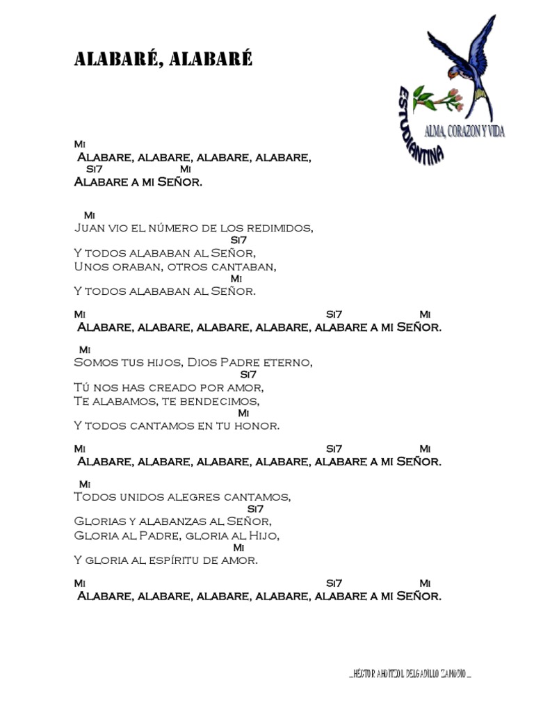 Himno de Alabanza Religiosa | PDF | Artes del Lenguaje y Comunicación