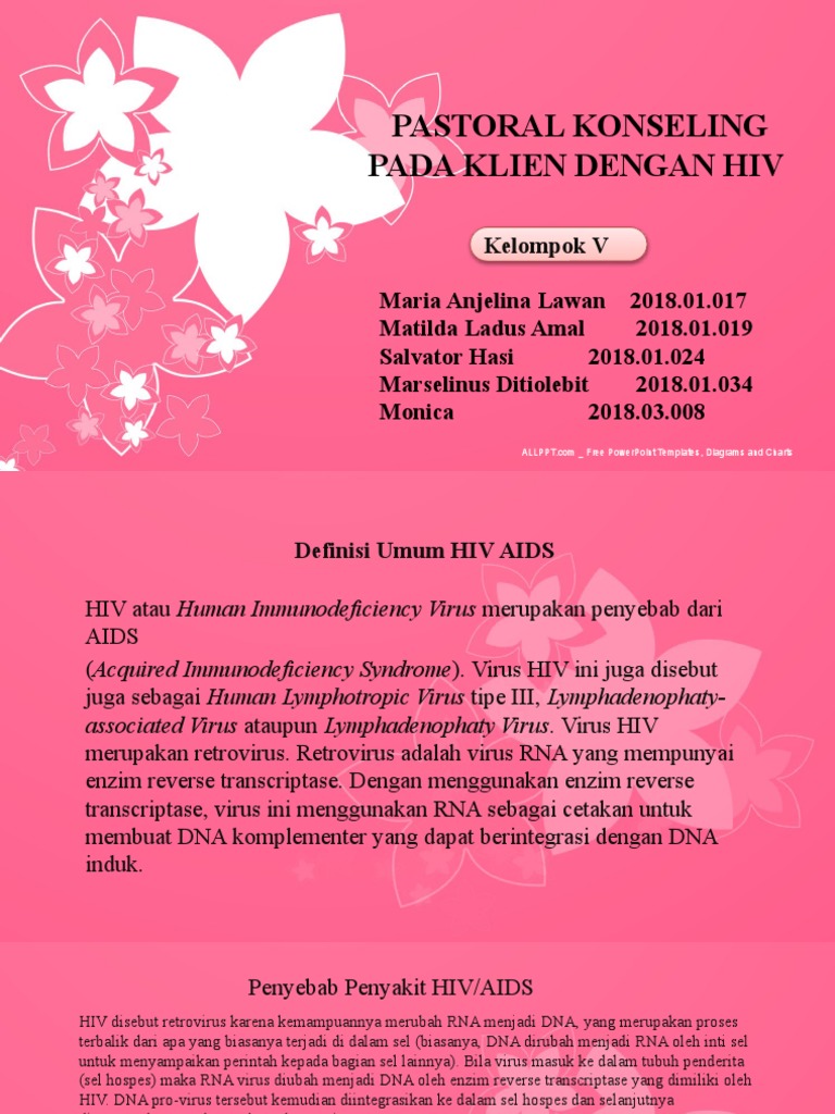 Pastoral Konseling Pada Klien Dengan Hiv: Kelompok V | PDF | Sains ...