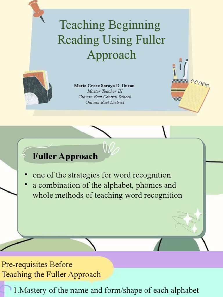 Fuller approach powerpoint pdf