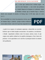 Clase #1 y 2. Origenes Del Ser Humano en El Salvador