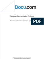 Purposive Communication Reviewer - Compress