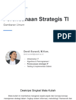Perencanaan Strategis TI: Analisis CSF dan Value Chain