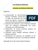 Capítulo 6 - Introdução Aos Balanços Materiais