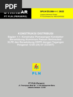 Standar SPLN dan Spesifikasinya | PDF | Teknologi & Rekayasa