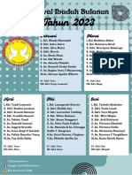 Revisi Jadwal Ibadah Bulanan SSM 2023