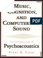 Music Cognition and Computerized Sound