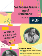 Nationalism and Culture Report