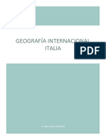 Italia: geografía internacional