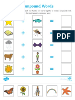 Compound Words Cut and Paste Activity Sheets English United States - Ver - 3