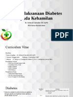 Penatalaksanaan Diabetes Pada Kehamilan