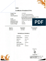 Certificate of Analysis (COA) (PO Medan 16 Januari 2023) 20230114 - 14412401