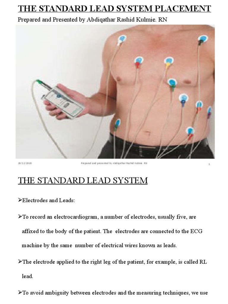 Standard 12-Lead ECG Placement Guide | PDF | Electrocardiography ...