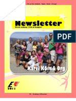 Newsletter Week 9 2011