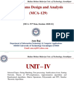 Unit-4 Algorithms Desing & Analysis