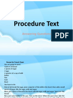 Procedure Text Soal