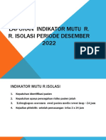 Indikator Mutu ISOLASI DESEMBER 2022