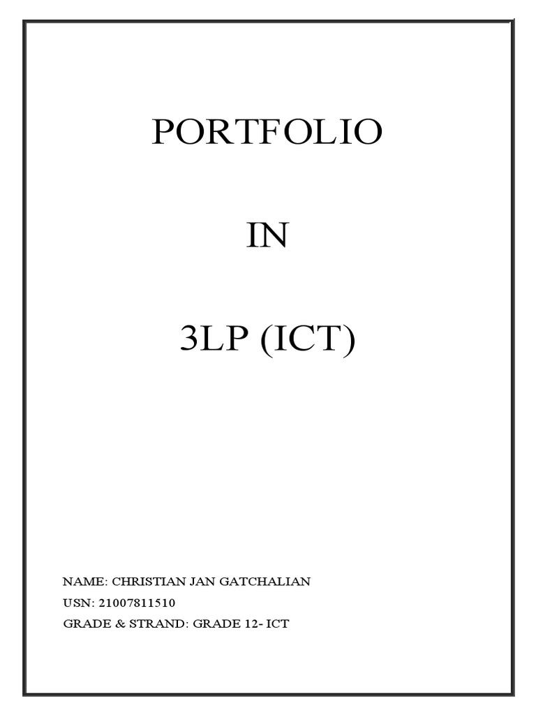 Cjs Portfolio | PDF