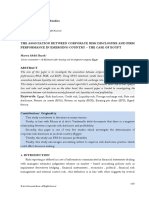 Abdel Razek 2014 The Association Between Corporate Risk Disclosure and Firm