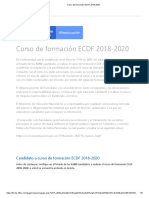 Curso de Formación ECDF 2018-2020