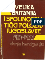 Dunja Hercigonja Velika Britanija I Spoljnopoliti Ki Polo Aj Jugoslavije