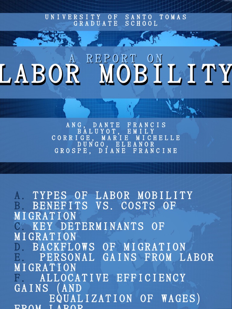 Labor Mobility Report Labour Economics Remittance Free 30day