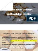 Dissolution Tablet Shape