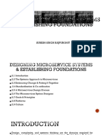 Designing Microservice Systems & Establishing Foundations