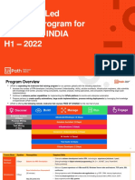 H1 2022 UiPath Instruction-Led Training Program For Partners India