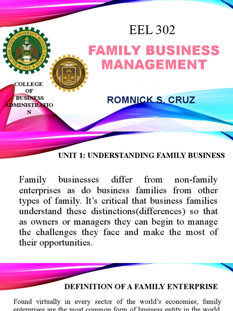 Family Business Management PDF Family Psychology