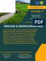 Irigasi & Bangunan Air: Tugas 7