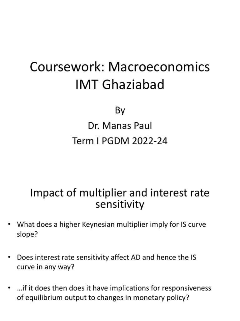 Is Lm Model Part 2 Pdf Money Supply Money