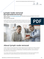 Lymph Node Removal (Lymphadenectomy) - Health Information - Bupa UK