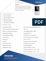 Akuvox E12W Datasheet - 20211104 v1.1