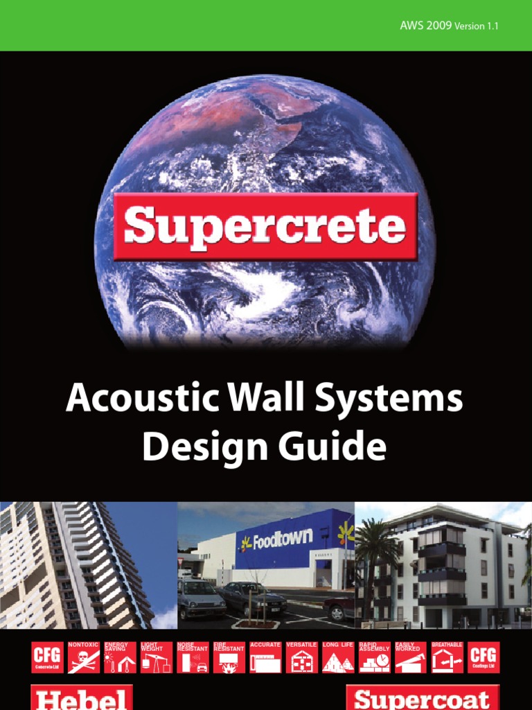 Hebel Supercrete AWS Design Guide | PDF | Wall | Framing (Construction)