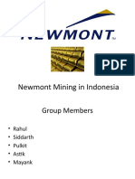 Newmont Mining in Indonesia