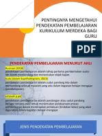 Pentingnya Mengetahui Pendekatan Pembelajaran Kurikulum Merdeka Bagi Guru