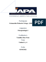 Tarea 3 y 4 Psicopatologia 1 Grismarlin