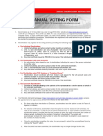 Manual Voting Form