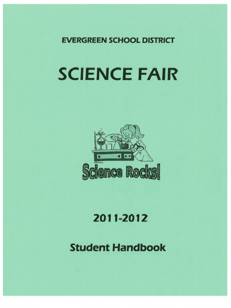 Planning the Evergreen School District Science Fair A Student Handbook