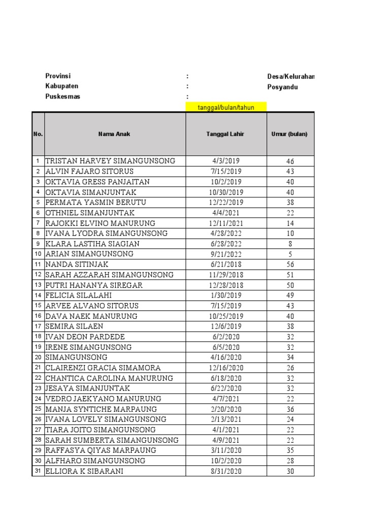 Child Data Collection Report | PDF