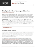 Sprinkler Head Obstruction Distance Rules | PDF | Fire Sprinkler System ...
