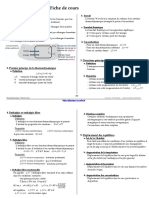 Thermodynamique - Fiche D+