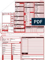 Cyberpunk Red Scheda Del PG Editabile