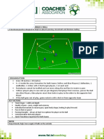 4v4 Possession Practice with Transition