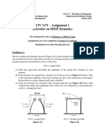 Winter2023-CIV1171 - Assigment 1 - DynamicsAssignment - SDOF