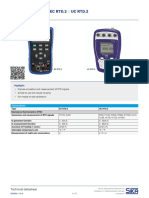 Datasheet Hand Held Process Calibrators ECRTD UCRTD