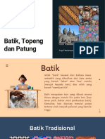 Batik, Topeng Dan Patung